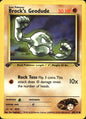 Brock's Geodude 68/132 Common Gym Challenge Pokemon 1st Edition Near Mint