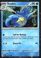 Seadra 011/064 Cosmos Holo Common Shrouded Fable Pokemon Near Mint