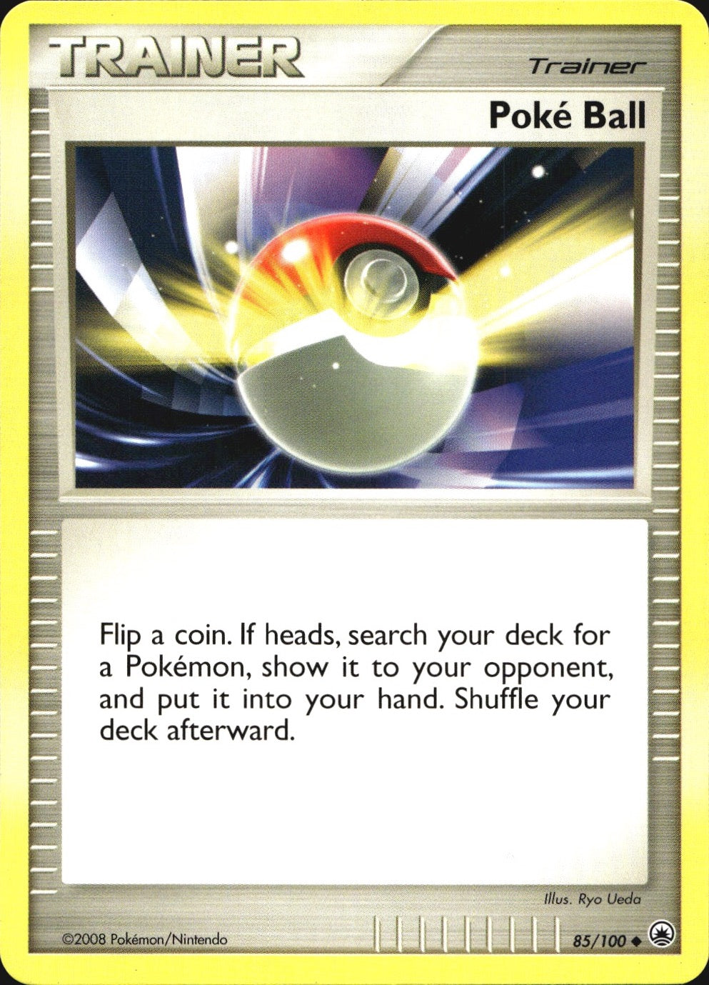 Poke Ball 85/100 Uncommon Majestic Dawn Pokemon Near Mint