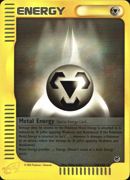 Metal Energy 159/165 Rare Expedition Base Set Pokemon Near Mint