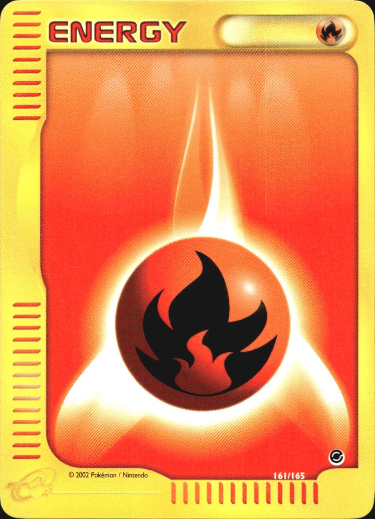 Fire Energy 161/165 Expedition Base Set Pokemon Near Mint