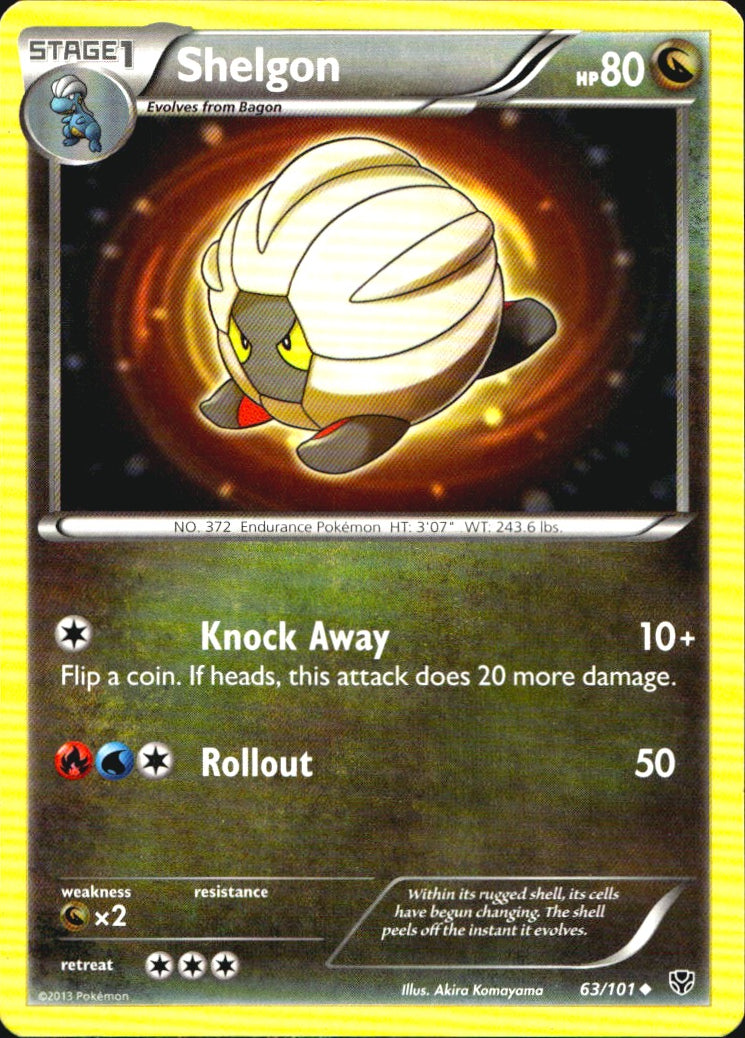 Shelgon 63/101 Uncommon Plasma Blast Pokemon Near Mint