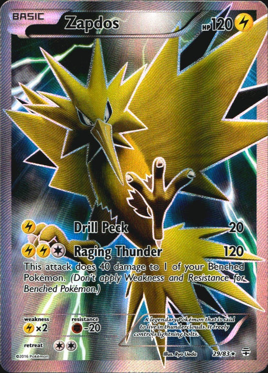 Zapdos 29/83 Holo Rare Generations Pokemon Near Mint