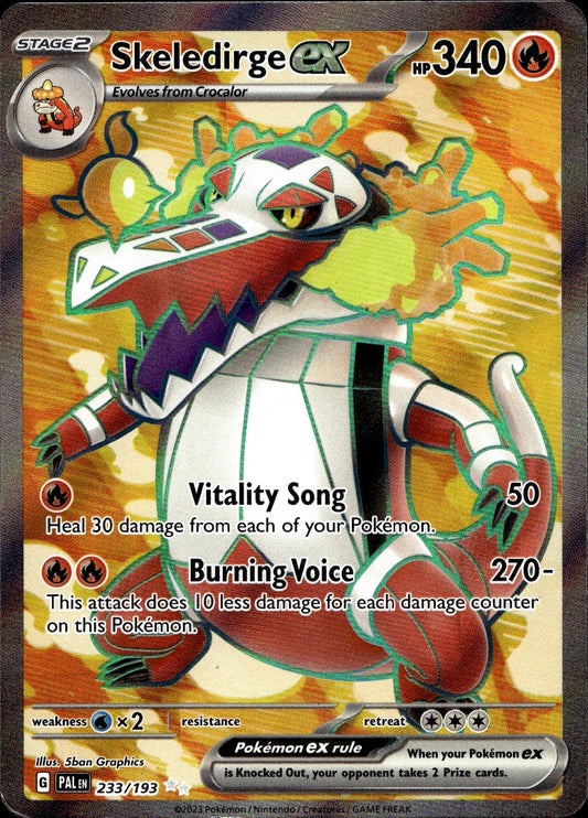 Skeledirge ex 233/193 Ultra Rare Paldea Evolved Pokemon Near Mint