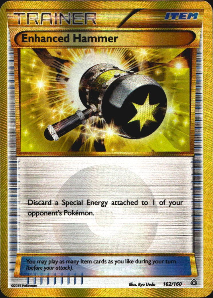 Enhanced Hammer 162/160 Secret Rare Primal Clash Pokemon Lightly Played