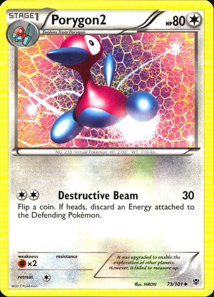 Porygon2 73/101 Uncommon Plasma Blast Pokemon Near Mint
