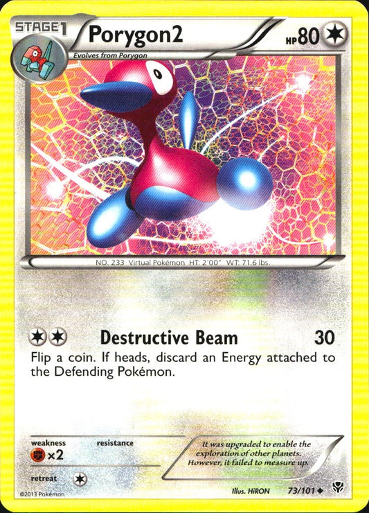 Porygon2 73/101 Uncommon Plasma Blast Pokemon Near Mint