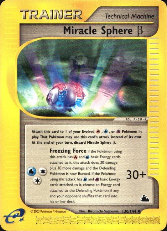 Miracle Sphere β 130/144 Uncommon Skyridge Pokemon Near Mint