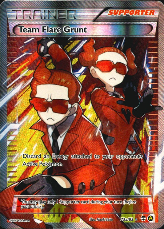 Team Flare Grunt 73a/83 Rare Ultra Generations Pokemon Near Mint