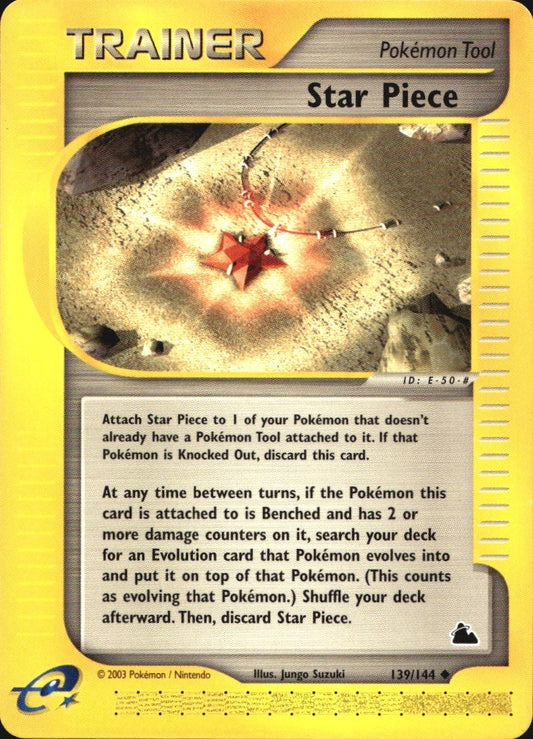 Star Piece 139/144 Uncommon Skyridge Pokemon Near Mint