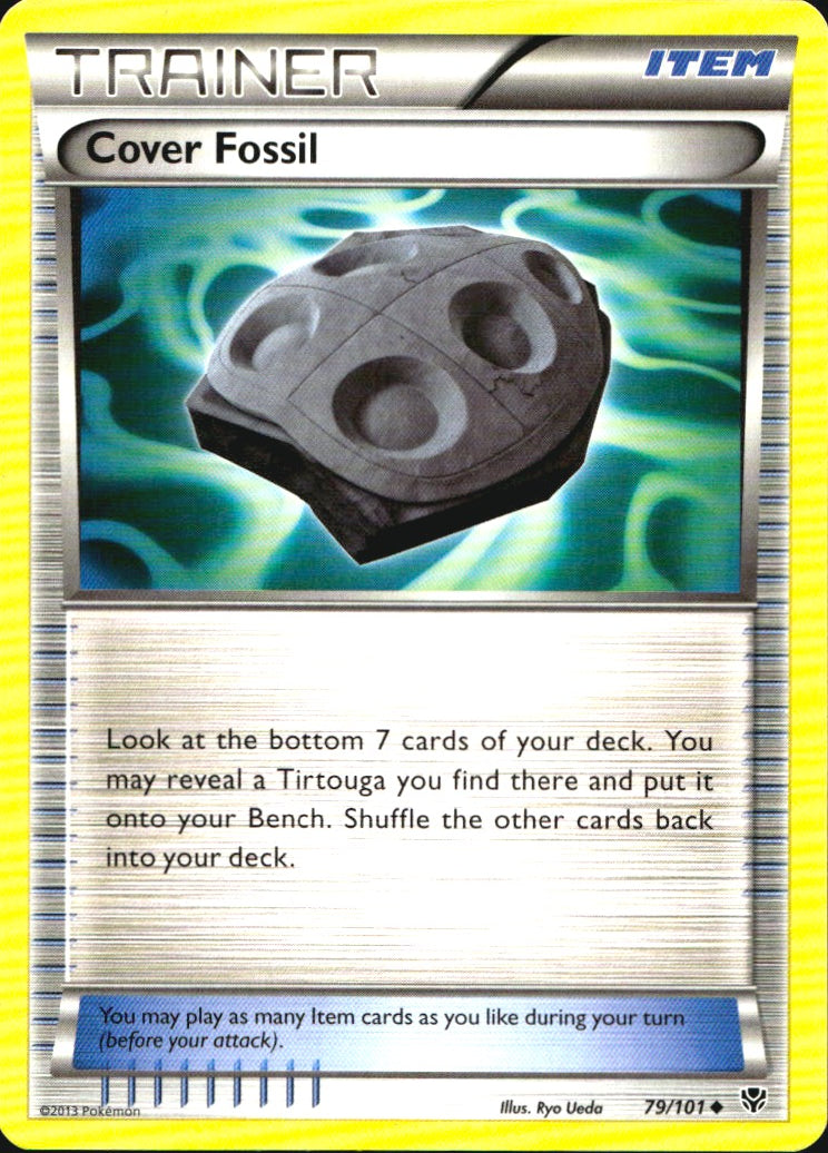 Cover Fossil 79/101 Uncommon Plasma Blast Pokemon Near Mint