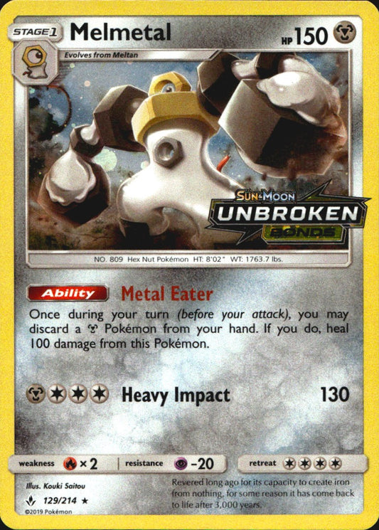 Melmetal 129/214 Holofoil Promo Miscellaneous Cards & Products Pokemon Near Mint