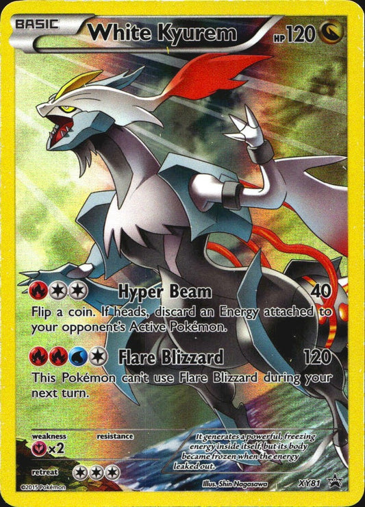 White Kyurem XY81 Promo XY Black Star Promos Pokemon Near Mint