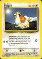 Pidgey 57/102 Common Base Set Unlimited Pokemon Near Mint