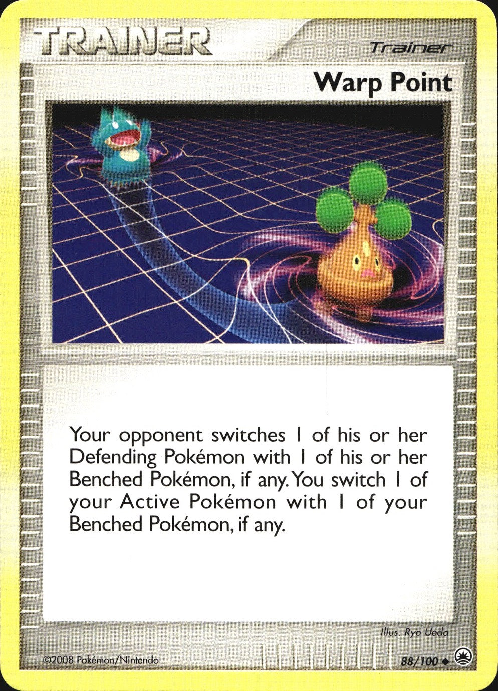 Warp Point 88/100 Uncommon Majestic Dawn Pokemon Near Mint