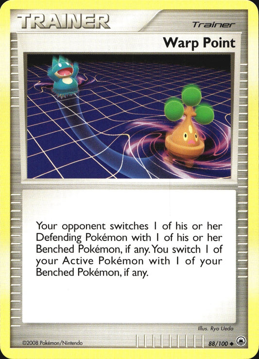 Warp Point 88/100 Uncommon Majestic Dawn Pokemon Near Mint