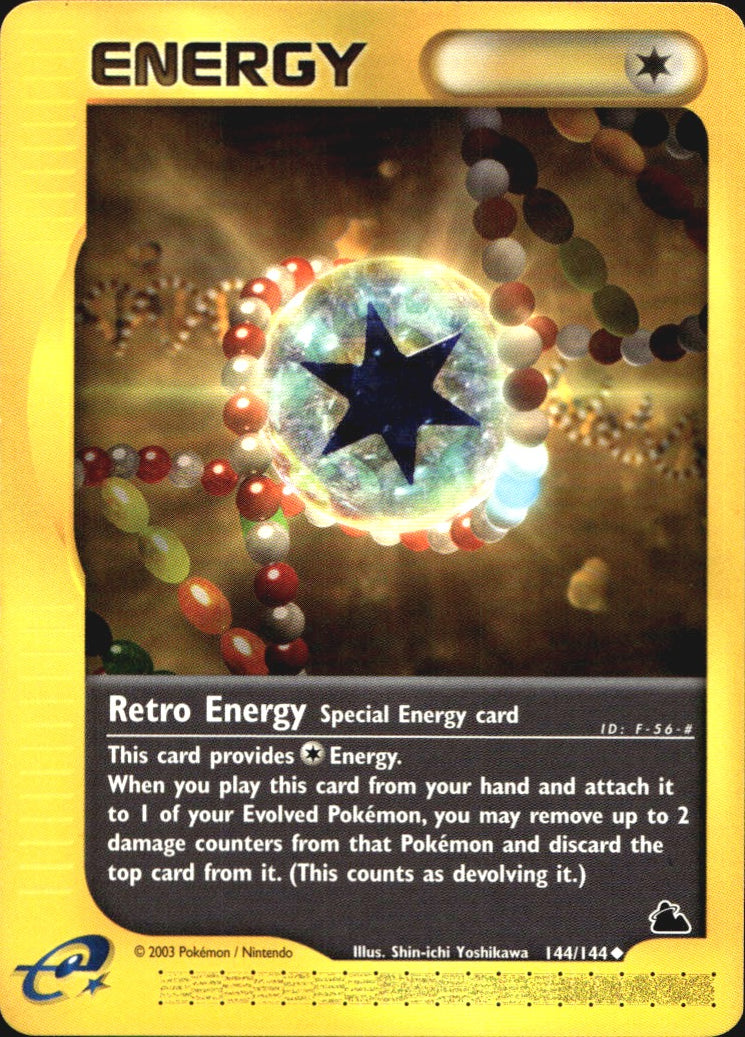 Retro Energy 144/144 Uncommon Skyridge Pokemon Near Mint