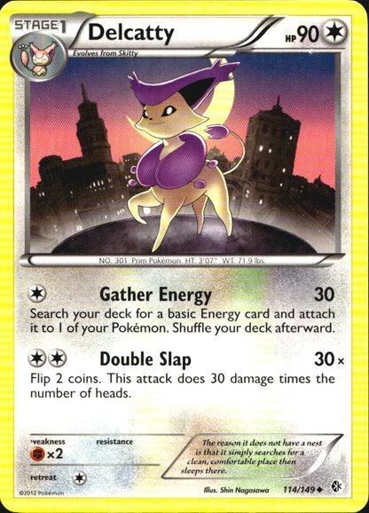 Delcatty 114/149 Uncommon Boundaries Crossed Pokemon Near Mint