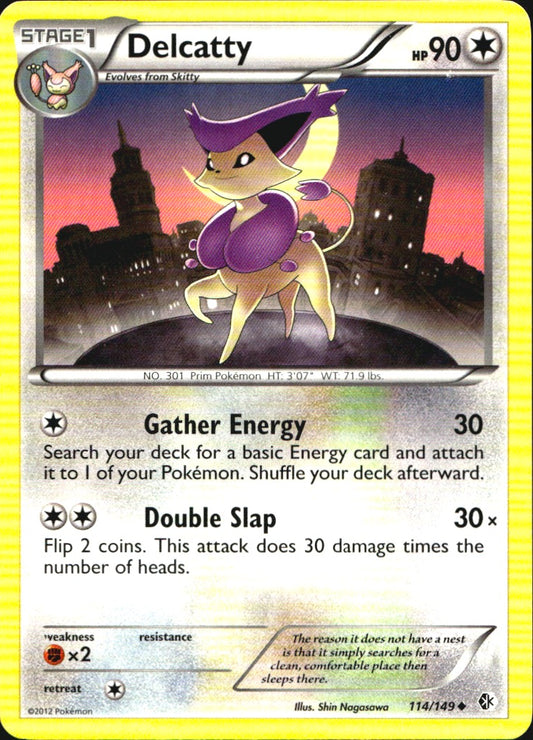 Delcatty 114/149 Uncommon Boundaries Crossed Pokemon Near Mint