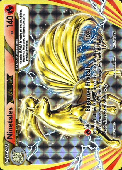 Ninetales BREAK 16/108 BREAK Rare Evolutions Pokemon Near Mint