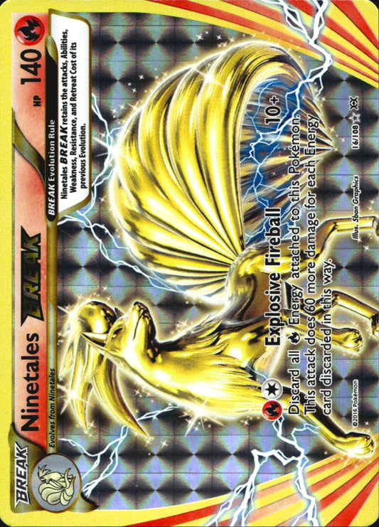 Ninetales BREAK 16/108 BREAK Rare Evolutions Pokemon Near Mint