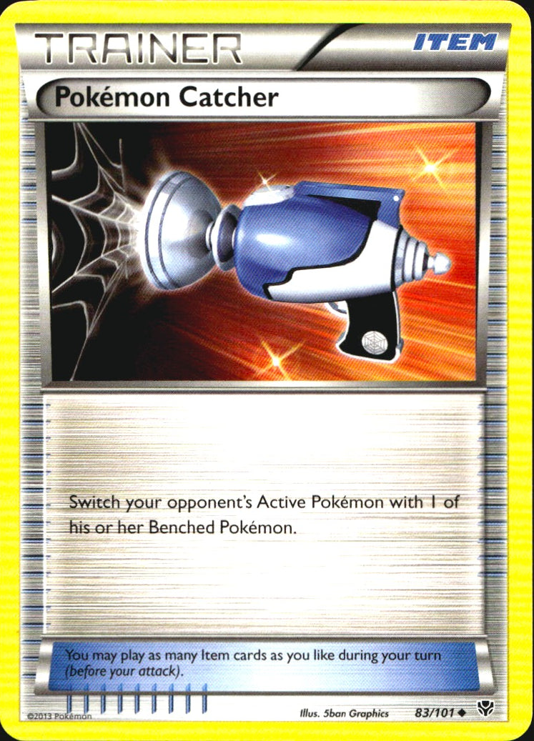 Pokemon Catcher 83/101 Uncommon Plasma Blast Pokemon Near Mint