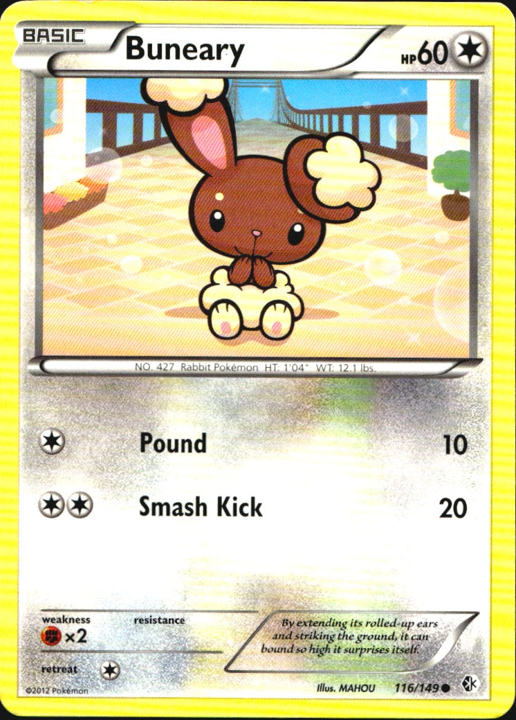 Buneary 116/149 Common Boundaries Crossed Pokemon Near Mint