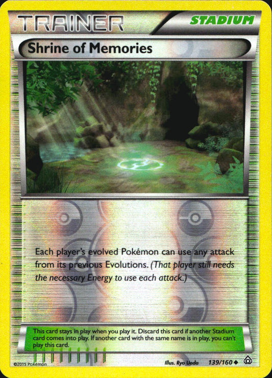 Shrine of Memories 139/160 Uncommon Primal Clash Pokemon Reverse Holo Near Mint