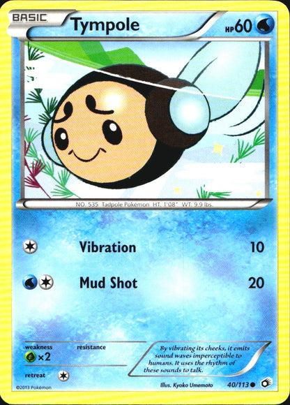 Tympole 40/113 Common Legendary Treasures Pokemon Near Mint