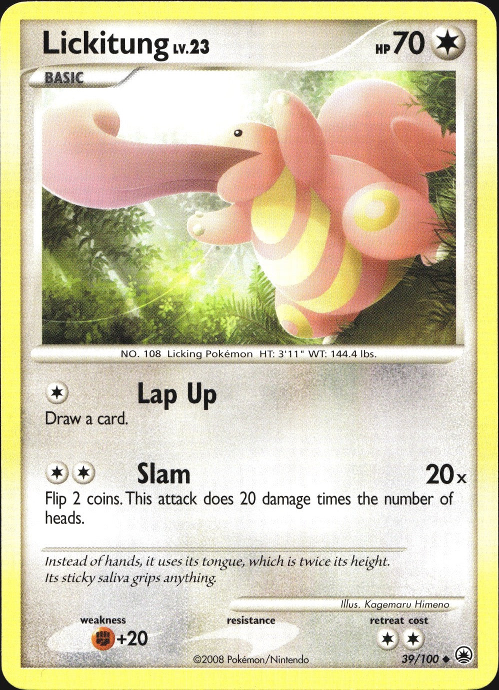 Lickitung 39/100 Uncommon Majestic Dawn Pokemon Near Mint