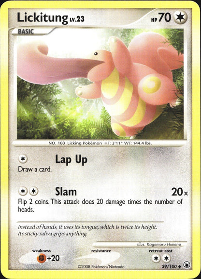 Lickitung 39/100 Uncommon Majestic Dawn Pokemon Near Mint