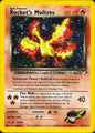 Rocket's Moltres 12/132 Holo Rare Gym Heroes Pokemon Moderately Played