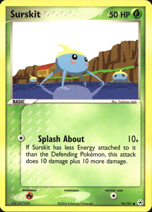Surskit 76/101 Common Hidden Legends Pokemon Near Mint