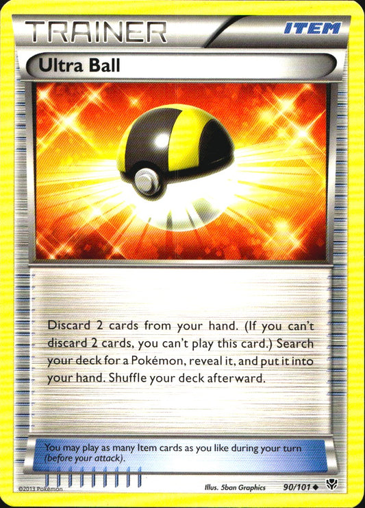 Ultra Ball 90/101 Uncommon Plasma Blast Pokemon Near Mint