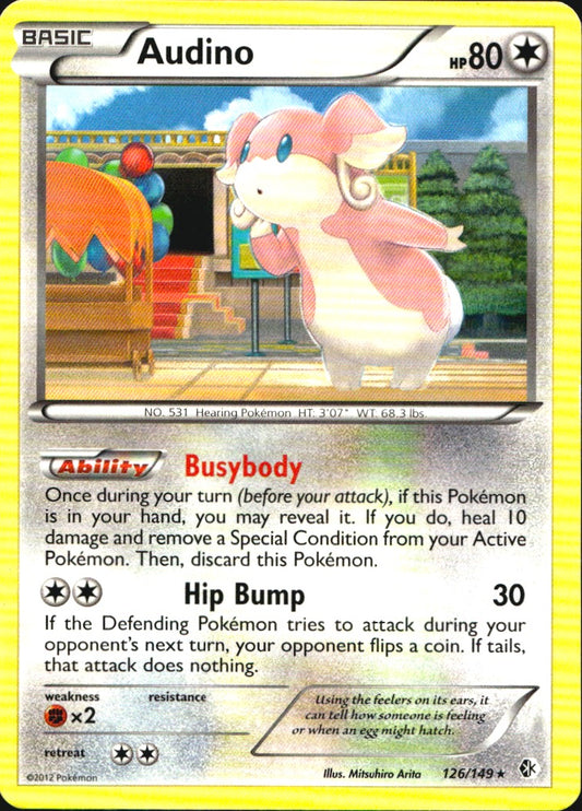 Audino 126/149 Rare Boundaries Crossed Pokemon Near Mint