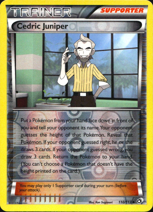 Cedric Juniper 110/113 Uncommon Legendary Treasures Pokemon Reverse Holo NM
