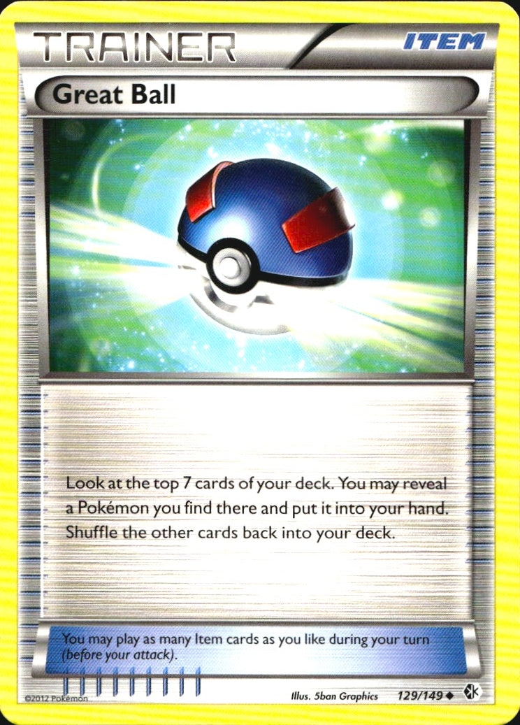 Great Ball 129/149 Uncommon Boundaries Crossed Pokemon Near Mint