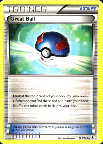 Great Ball 129/149 Uncommon Boundaries Crossed Pokemon Near Mint