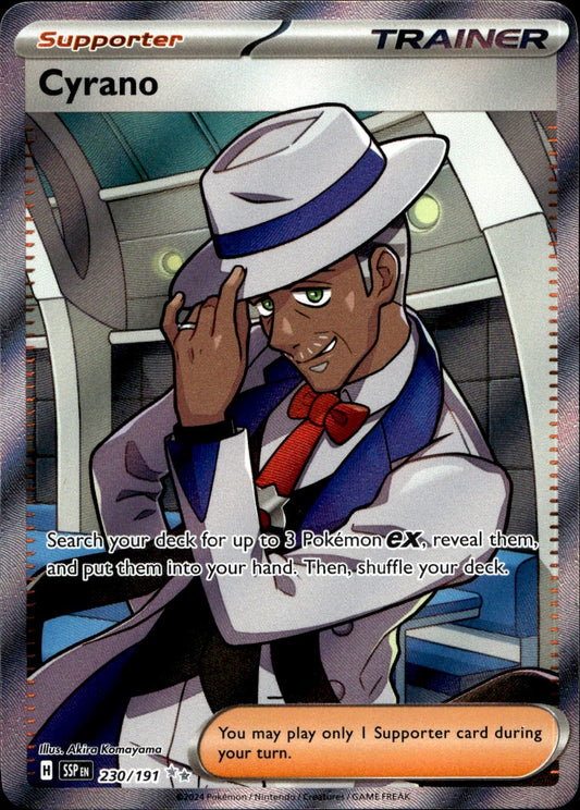 Cyrano 230/191 Ultra Rare Surging Sparks Pokemon Near Mint