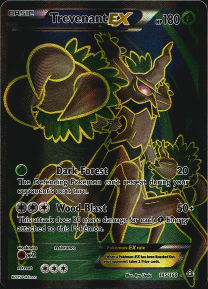 Trevenant EX 145/160 Rare Ultra Primal Clash Pokemon Near Mint