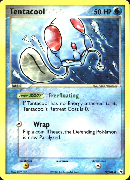 Tentacool 77/101 Common Hidden Legends Pokemon Near Mint