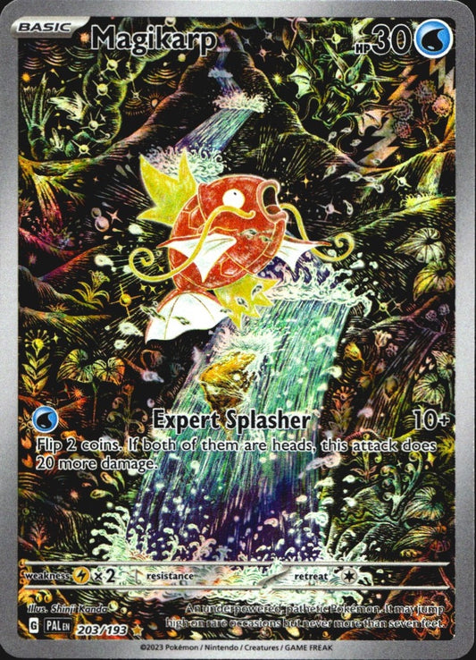 Magikarp 203/193 Illustration Rare Paldea Evolved Pokemon Near Mint