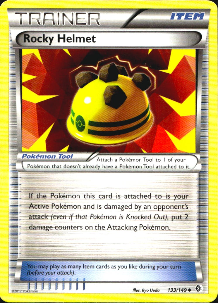 Rocky Helmet 133/149 Uncommon Boundaries Crossed Pokemon Near Mint