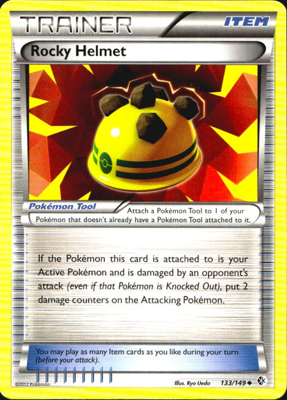 Rocky Helmet 133/149 Uncommon Boundaries Crossed Pokemon Near Mint