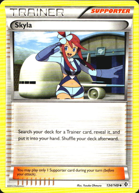Skyla 134/149 Uncommon Boundaries Crossed Pokemon Near Mint