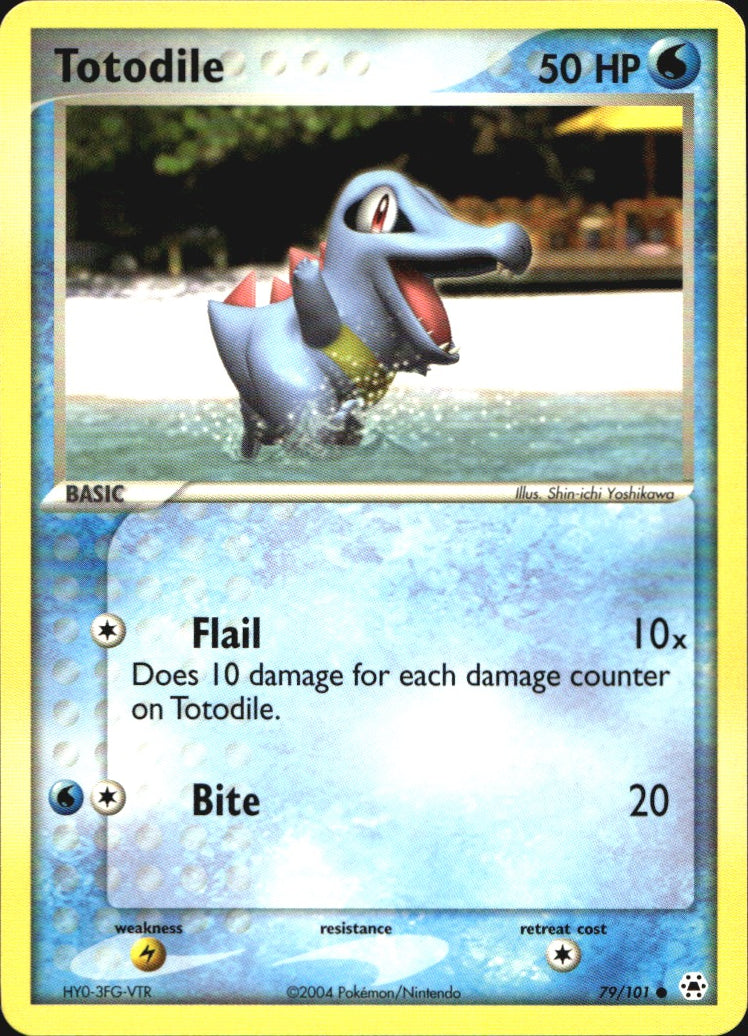 Totodile 79/101 Common Hidden Legends Pokemon Near Mint