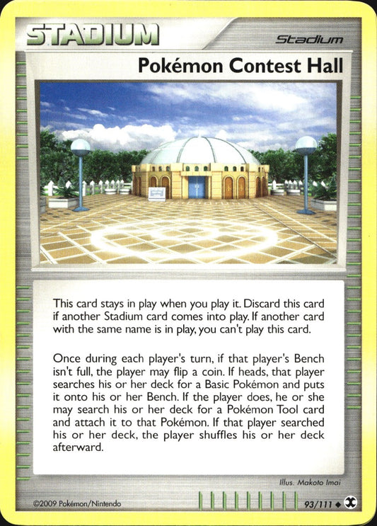 Pokemon Contest Hall 93/111 Uncommon Rising Rivals Pokemon Near Mint