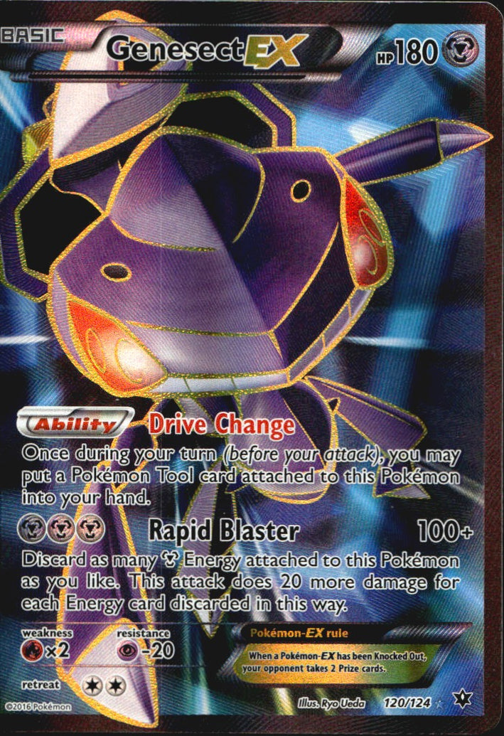 Genesect EX 120/124 Rare Ultra Fates Collide Pokemon Lightly Played