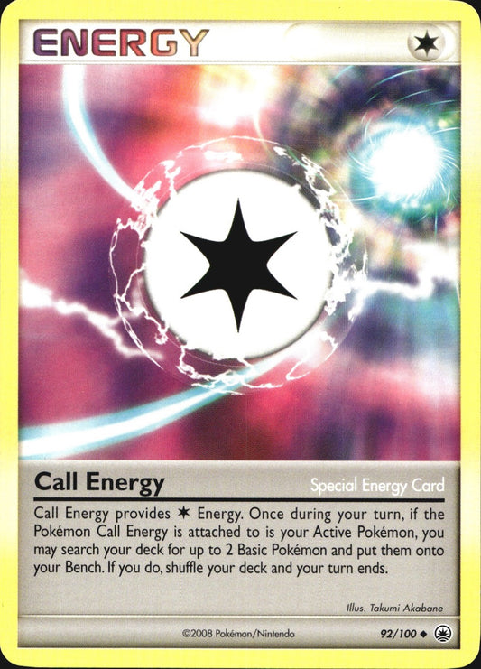 Call Energy 92/100 Uncommon Majestic Dawn Pokemon Near Mint