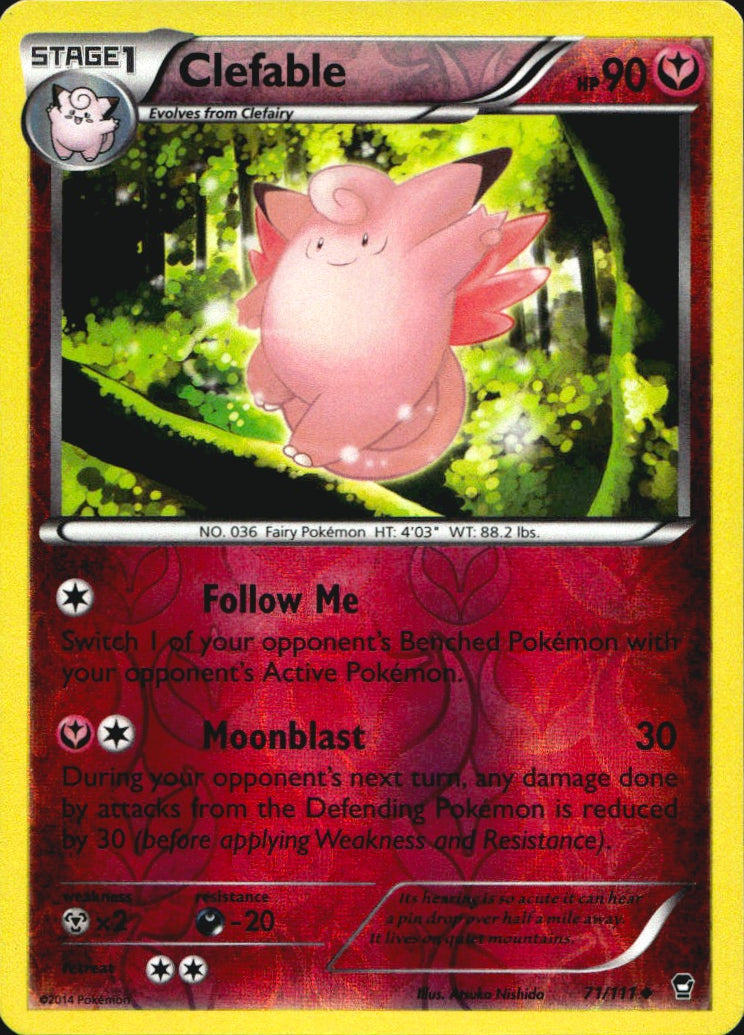 Clefable 51/83 Uncommon Generations Pokemon Reverse Holo Near Mint